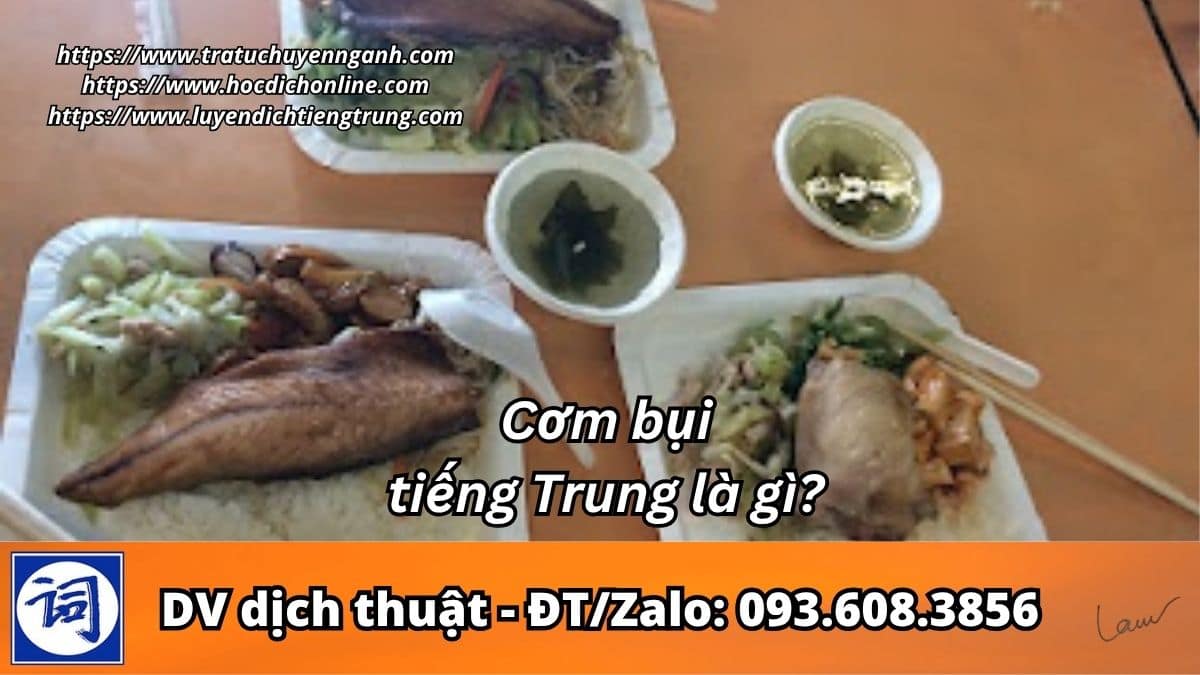 Cơm bụi tiếng Trung là gì? 4 Cơm bụi tiếng Trung là gì?