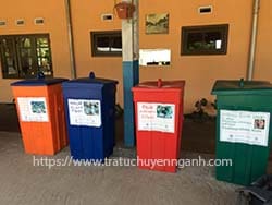 Thùng phân loại rác tiếng Trung là gì? 1 thungphanloairac