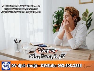 Công nợ tiếng Trung là gì? 1 Công nợ tiếng Trung là gì?