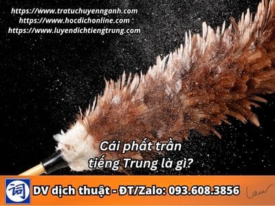 Cái phất trần tiếng Trung là gì? 1 Cái phất trần tiếng Trung là gì?
