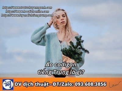 Áo cadigan tiếng Trung là gì? 9 Áo cadigan tiếng Trung là gì?