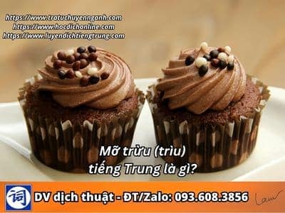 Mỡ trừu (trìu) tiếng Trung là gì? 1 Mỡ trừu (trìu) tiếng Trung là gì?
