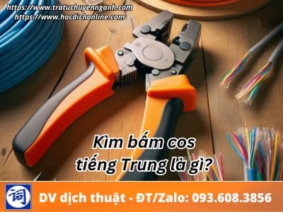 Kìm bấm cos tiếng Trung là gì? 12 Kìm bấm cos tiếng Trung là gì?