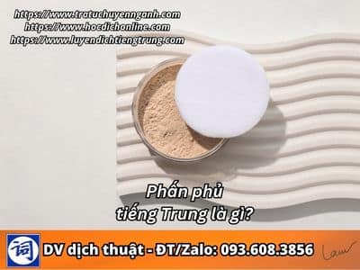 Phấn phủ tiếng Trung là gì? 4 Phấn phủ tiếng Trung là gì?